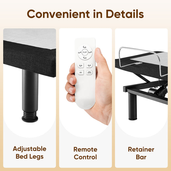 Electric Adjustable Bed Frame - Personalized Comfort and Support