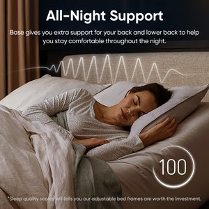 Electric Adjustable Bed Frame with Massage – Ultimate Comfort and Customizable Support
