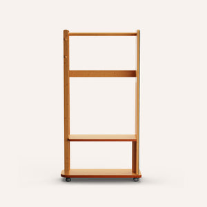 Multi-Functional Full-Length Mirror with Hidden Storage & LED Light